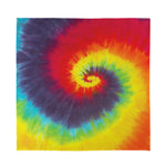 Summer Tie Dye Print Silk Bandana