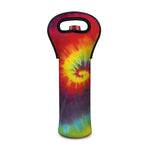 Summer Tie Dye Print Single Neoprene Wine Tote