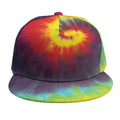 Summer Tie Dye Print Snapback Cap