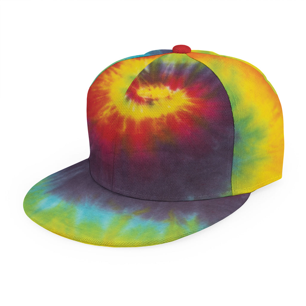 Summer Tie Dye Print Snapback Cap
