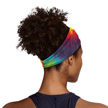 Summer Tie Dye Print Sports Headband