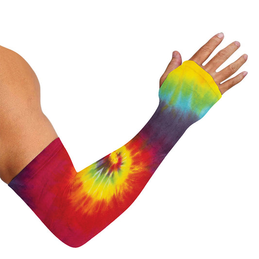 Summer Tie Dye Print Sun Protection Arm Sleeves