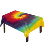 Summer Tie Dye Print Tablecloth