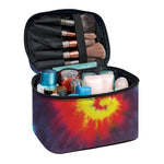 Summer Tie Dye Print Travel Makeup Bag