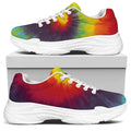 Summer Tie Dye Print White Chunky Shoes