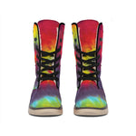 Summer Tie Dye Print Winter Boots
