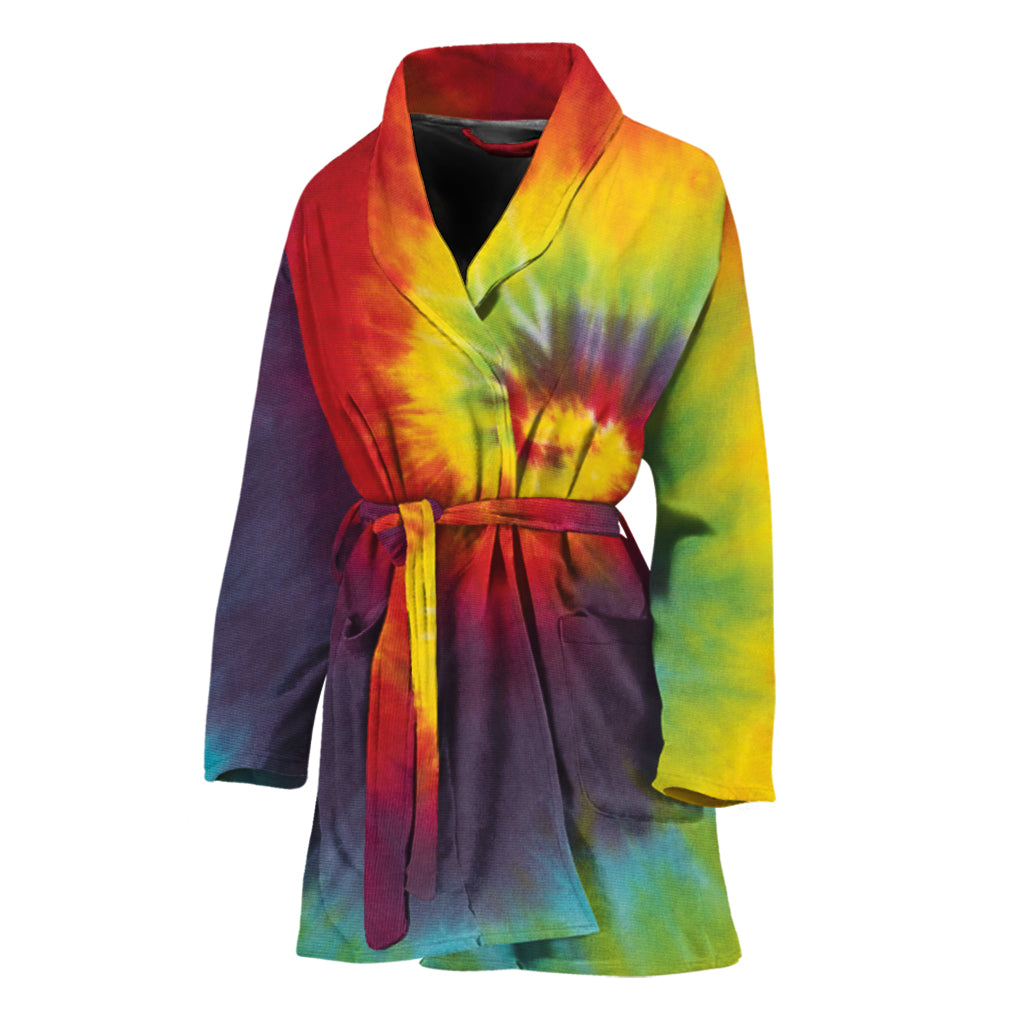 Summer Tie Dye Print Women's Bathrobe