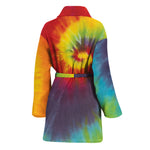 Summer Tie Dye Print Women's Bathrobe