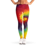 Summer Tie Dye Print Women's Leggings