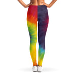 Summer Tie Dye Print Women's Leggings