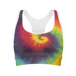 Summer Tie Dye Print Women's Sports Bra