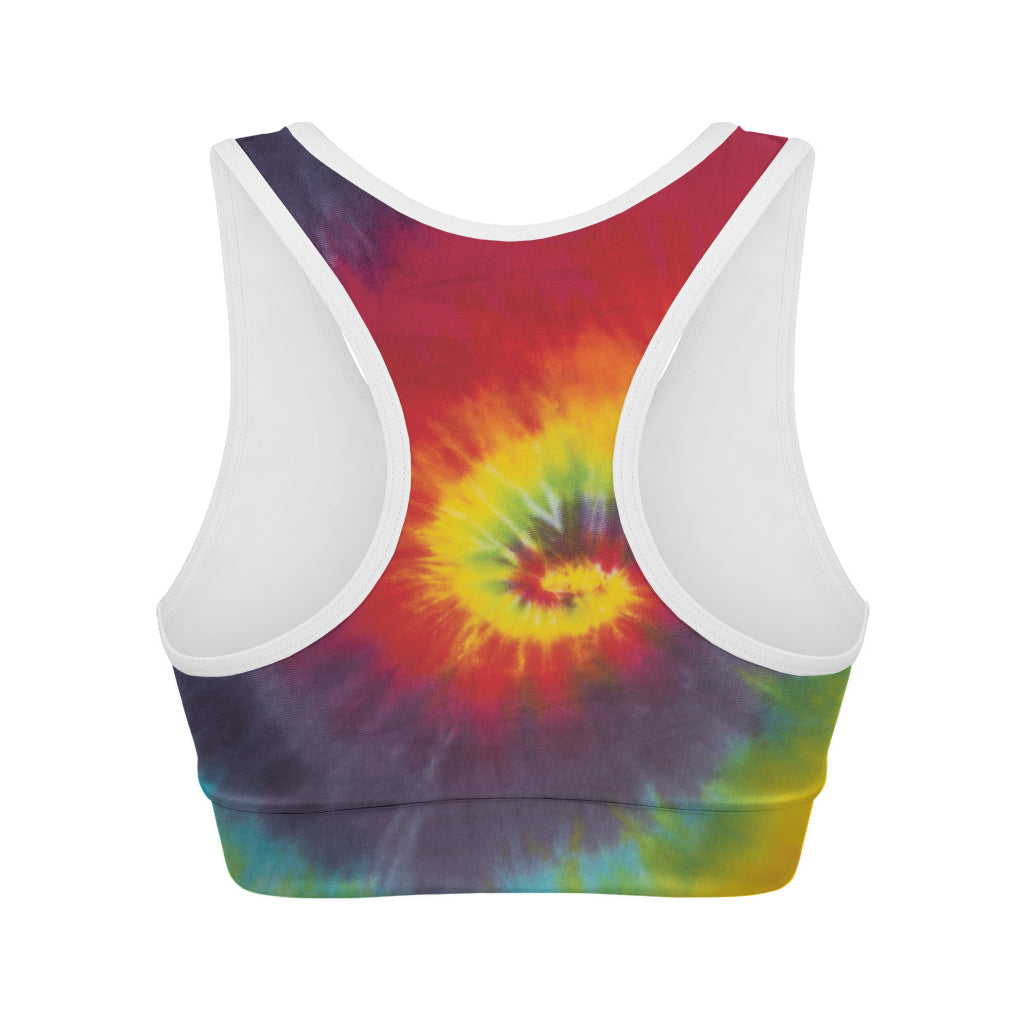 Summer Tie Dye Print Women's Sports Bra