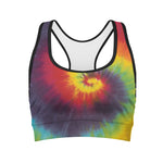 Summer Tie Dye Print Women's Sports Bra
