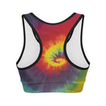 Summer Tie Dye Print Women's Sports Bra