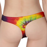 Summer Tie Dye Print Women's Thong
