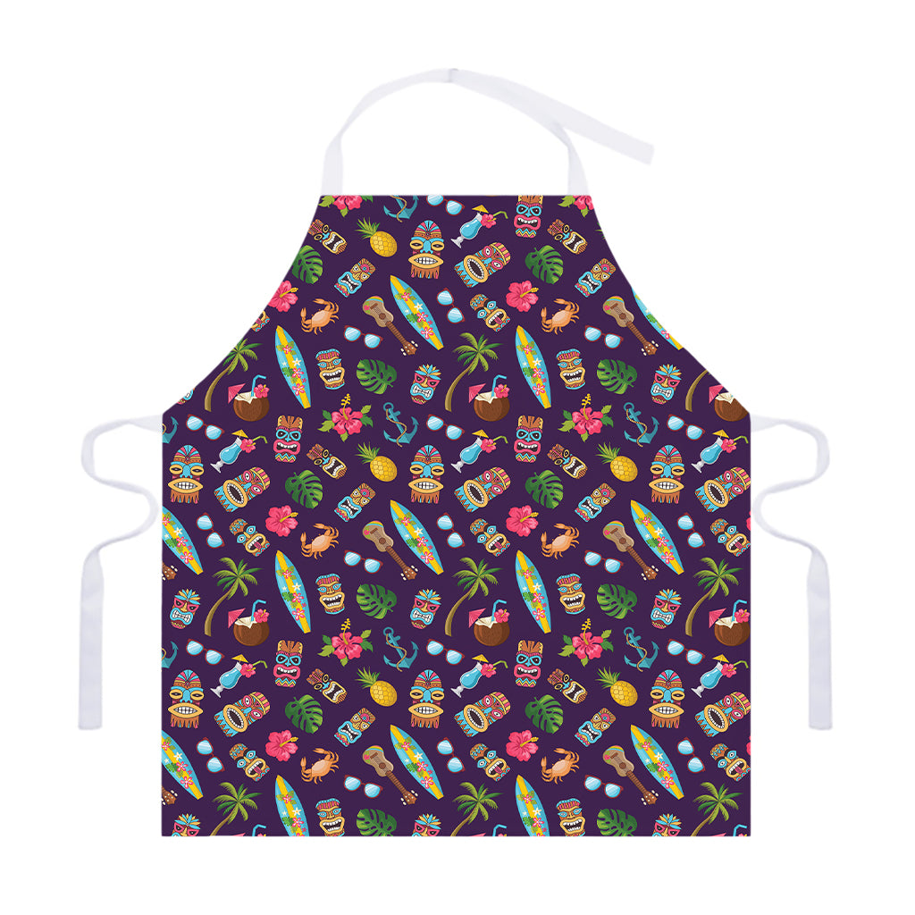 Summer Totem Pattern Print Adjustable Apron