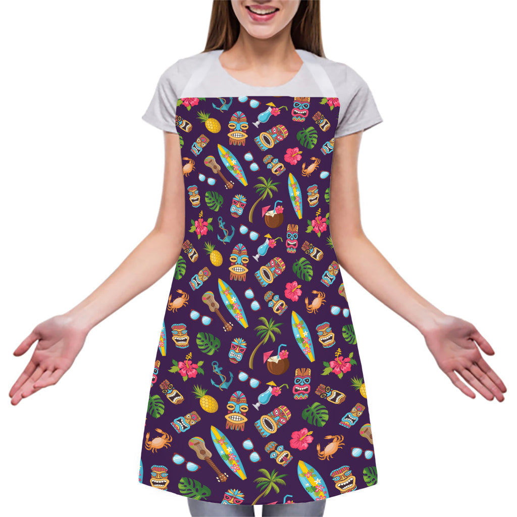 Summer Totem Pattern Print Adjustable Apron