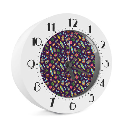 Summer Totem Pattern Print Alarm Clock