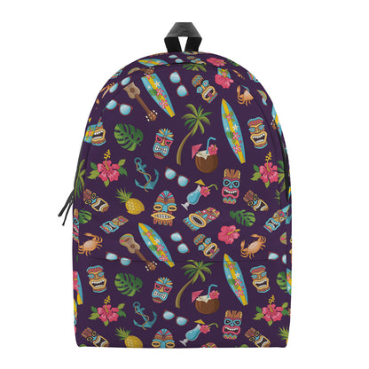 Summer Totem Pattern Print Backpack