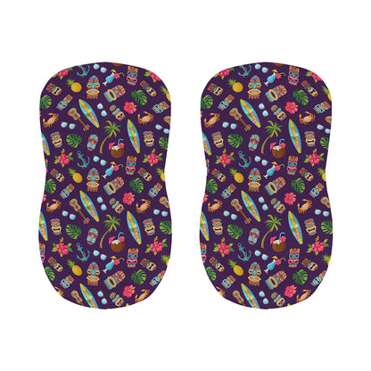 Summer Totem Pattern Print Bar Stool Covers