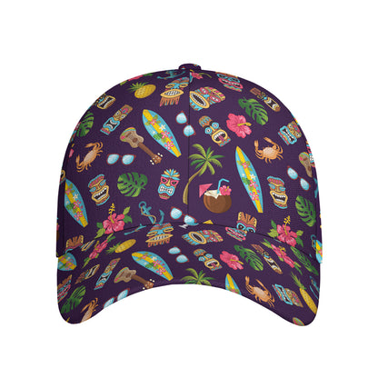 Summer Totem Pattern Print Baseball Cap