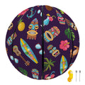 Summer Totem Pattern Print Basketball