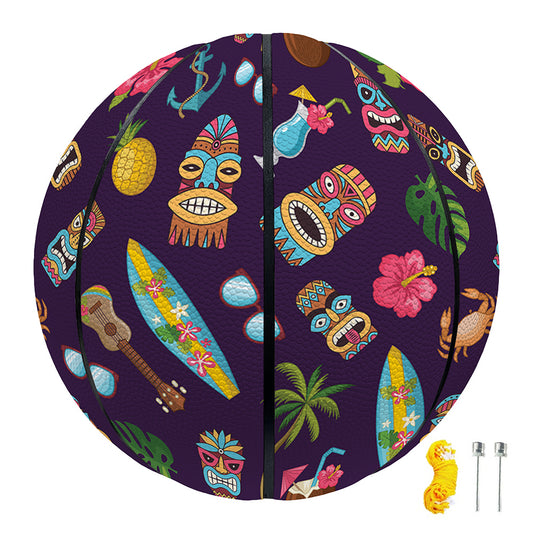 Summer Totem Pattern Print Basketball