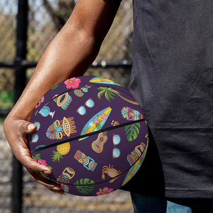 Summer Totem Pattern Print Basketball