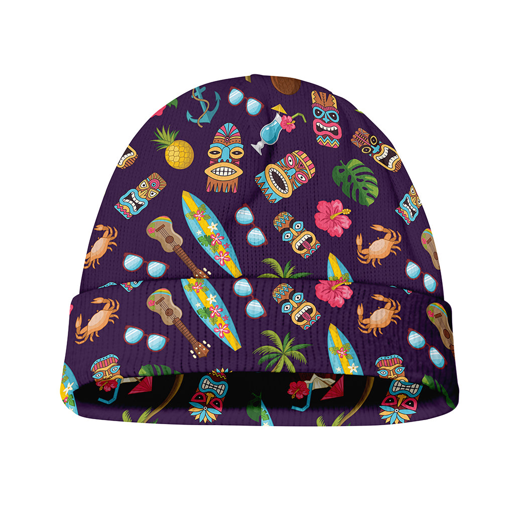 Summer Totem Pattern Print Beanie