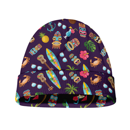 Summer Totem Pattern Print Beanie