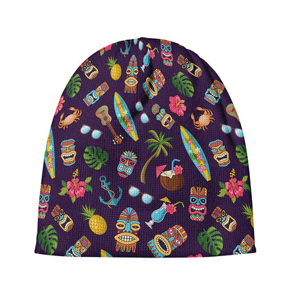 Summer Totem Pattern Print Beanie