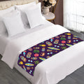 Summer Totem Pattern Print Bed Runner