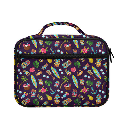 Summer Totem Pattern Print Briefcase Bible Bag