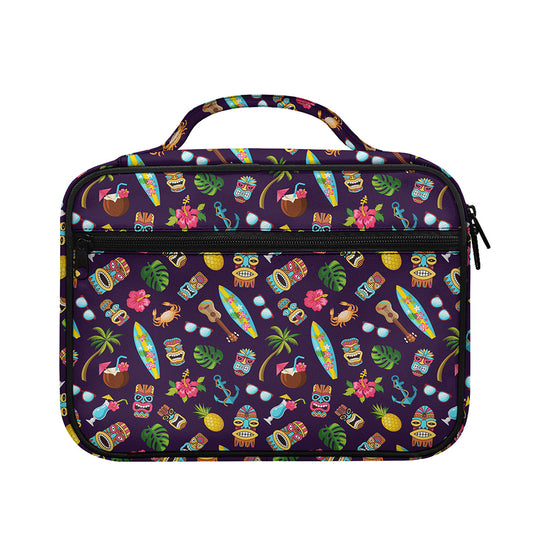 Summer Totem Pattern Print Briefcase Bible Bag