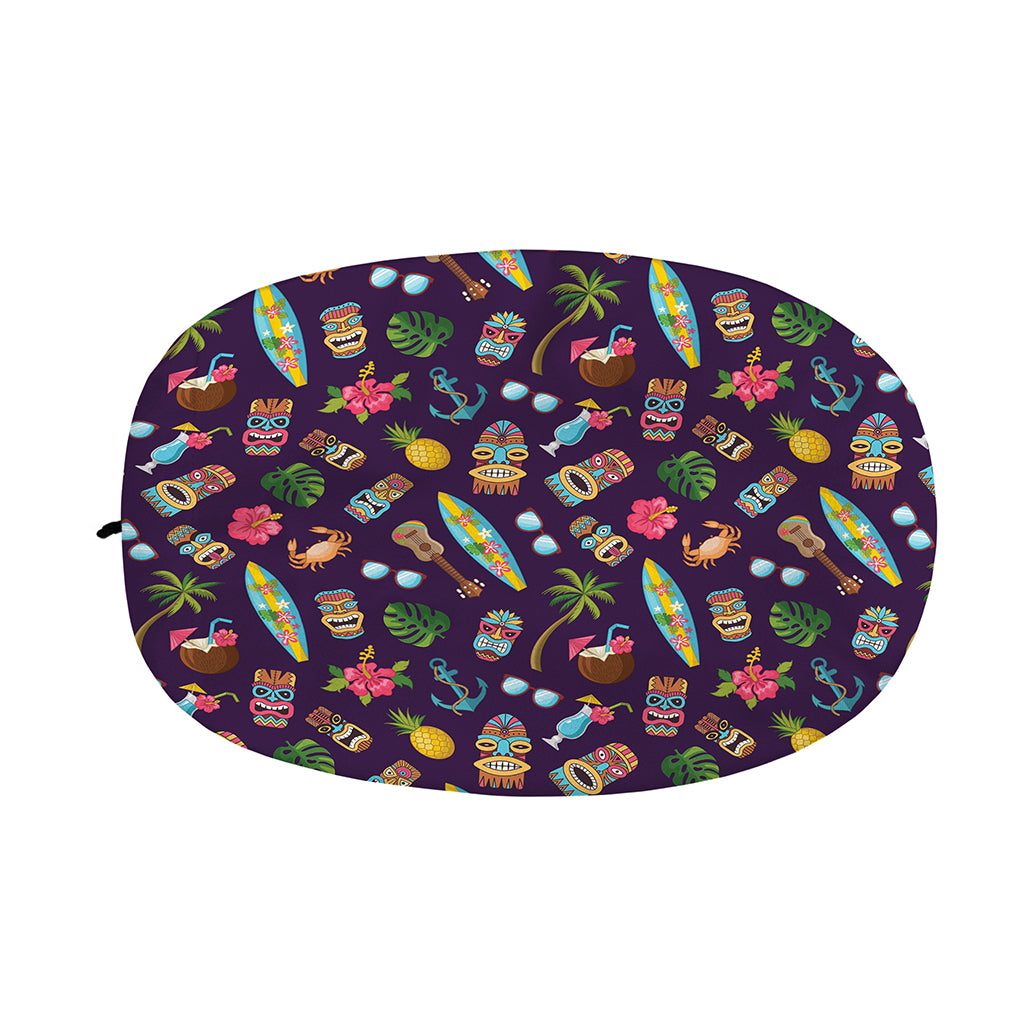 Summer Totem Pattern Print Car Side Mirror Covers