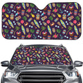 Summer Totem Pattern Print Car Windshield Sun Shade