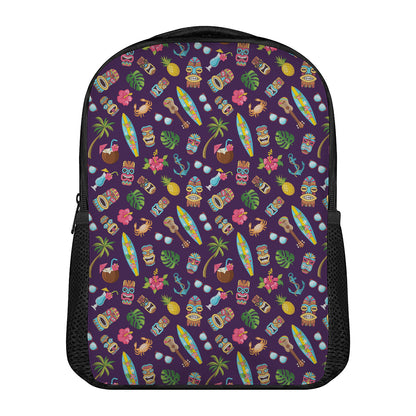 Summer Totem Pattern Print Casual Backpack
