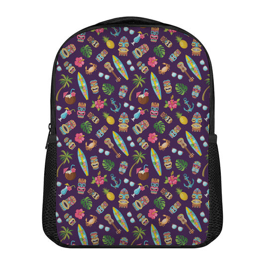 Summer Totem Pattern Print Casual Backpack