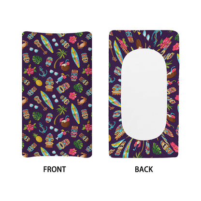 Summer Totem Pattern Print Changing Pad Cover