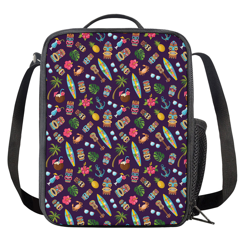 Summer Totem Pattern Print Crossbody Lunch Bag