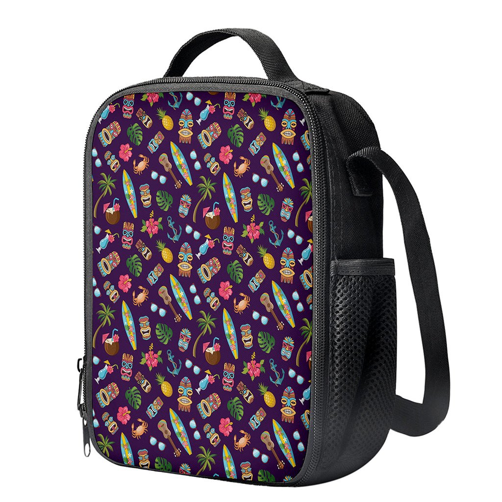 Summer Totem Pattern Print Crossbody Lunch Bag