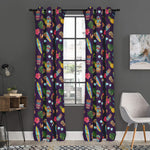 Summer Totem Pattern Print Curtain