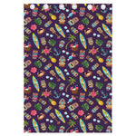 Summer Totem Pattern Print Curtain