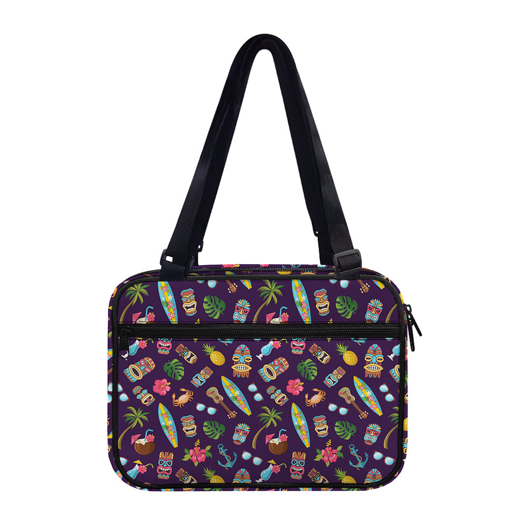 Summer Totem Pattern Print Double Strap Bible Bag