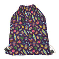 Summer Totem Pattern Print Drawstring Bag