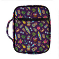 Summer Totem Pattern Print Front Pocket Bible Bag