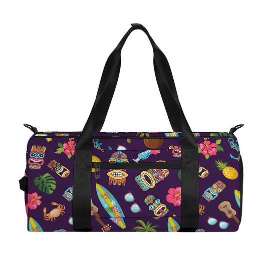 Summer Totem Pattern Print Gym Bag
