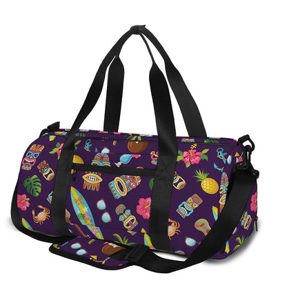 Summer Totem Pattern Print Gym Bag