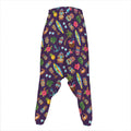 Summer Totem Pattern Print Hammer Pants