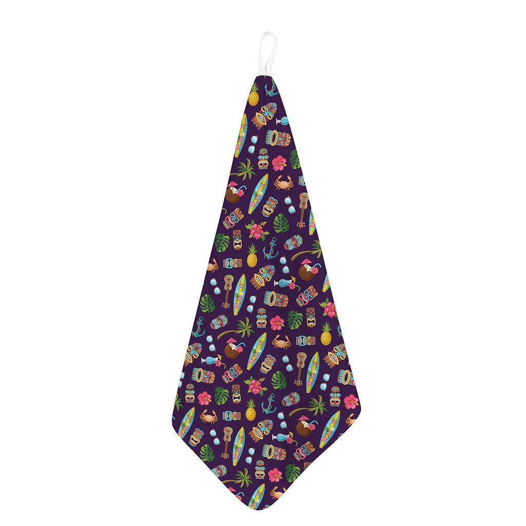 Summer Totem Pattern Print Hand Towel